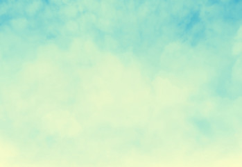 Color sky with clouds background