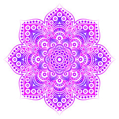 Round vector symetric mandala