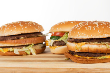 Delicious cheeseburger