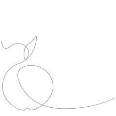Apple fruit autumn background, vector illustration