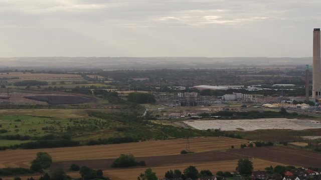 Post demolition shots of the Didcot cooling towers demolition.