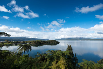 Fototapeta na wymiar Lake Tarawera, Rotorua, New Zealand