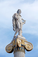 Fototapeta na wymiar The statue of Apollo , Athens, Greece 