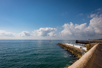 Obraz premium Landscape of Sitges in Barcelona, Spain