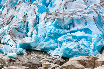 Gletscher Nigardsbreen in Norwegen, Skandinavien