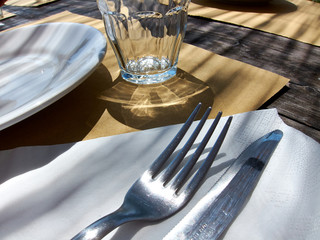 table setting with cutlery