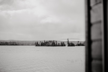 Températures hivernales sur le lac Ontario au Canada