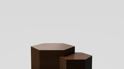 3d render ofbackground with a pedestal and a showcase, abstract minimal concept, blank space, simple clean design, minimalist mockup