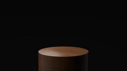 3d render ofbackground with a pedestal and a showcase, abstract minimal concept, blank space, simple clean design, minimalist mockup