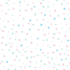 Abstract background - Seamless pattern of stars for vector graphic design