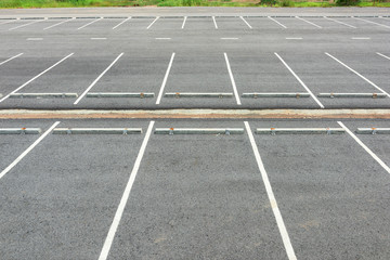 Parking lot in public areas