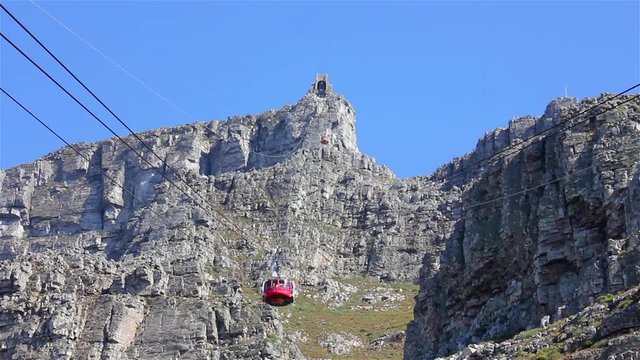funicular on large cliff, graskop gorge, South africa