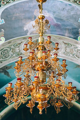 Church supplies for conducting the sacrament of baptism