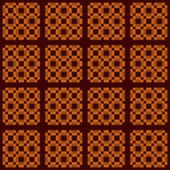 seamless geometric squares, pixel texture