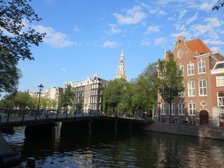 アムステルダムの街並み