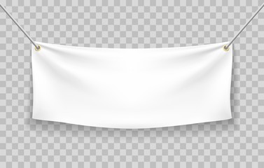 Blank fabric banner