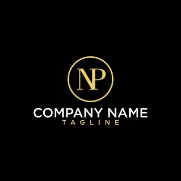 Letter NP Logo Luxury	