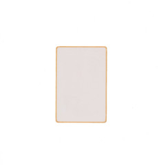 old white yellowed paper frame blank space