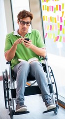 Young student in wheelchair with many conflicting priorities