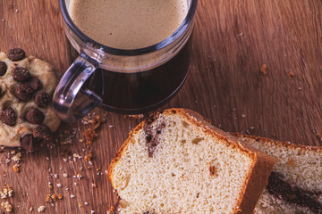 Coffee, cake, cookies, a fdelicia to start the day