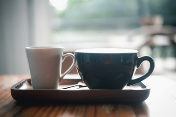 Cup of hot coffee.