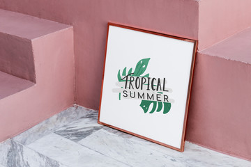 Tropical summer poster