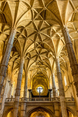 The Jeronimos Monastery and the Church of Santa Maria in Belem, Lisbon, Portugal