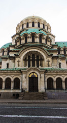 Fototapeta na wymiar Temple Monument of St. Alexander Nevsky in Sofia