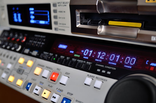 Professional video recorder. DVcam format
