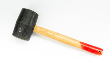 rubber mallet on a white background