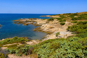 Fototapeta na wymiar plage d'Ostriconi, Balagne, Corse