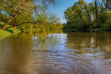 River at the foot of the Brest Fortress