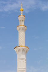 Fototapeta na wymiar Scheich-Zayid-Moschee in Abu Dhabi