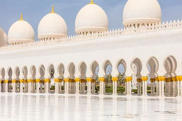 Foto op Canvas Scheich-Zayid-Moschee in Abu Dhabi © jarek106