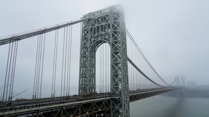 Fog Over George Washington Bridge