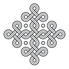 Viking Decorative Knot - Ring Cross