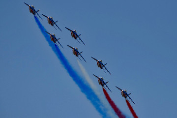 Patrouille de France en vol