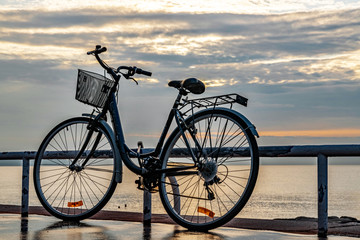 vélo en bord de mer