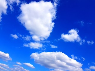 Obraz premium blue sky with clouds