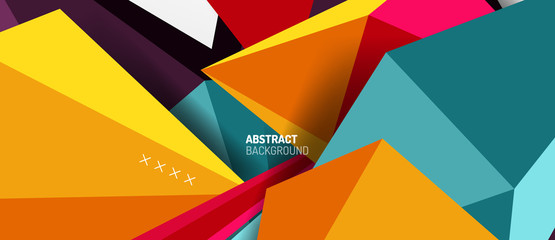 Trendy simple triangle abstract background, dynamic motion concept. Vector Illustration For Wallpaper, Banner, Background, Card, Book Illustration, landing page