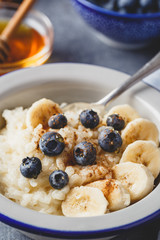Milk rice porridge