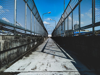 Obraz premium Pedestrian overpass