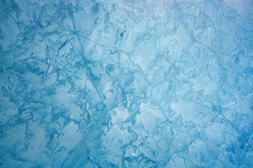 Ice sticks from water of Baikal lake for background