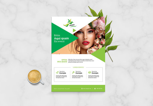Spa Beauty Flyer Layout