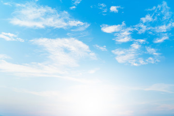 BLUE SKY CLEAR Beautiful Cloud Background Weather Beautiful Blue Sky Glowing Cloud Background Weather Weather Nature Sun Films Clouds at Thai-Malaysia Border.