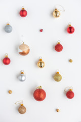 Minimal Christmas ornament background