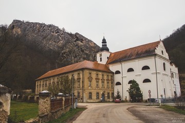 Fototapeta na wymiar old church and university czech republic 