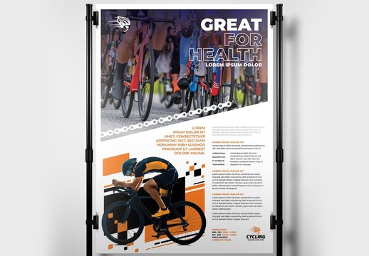Cycling Race Poster Layout
