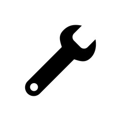 wrench icon vector trendy design template logo