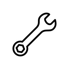 wrench icon vector trendy design template logo